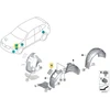 Priekinis Dešinys Bulbų Mainų Dangtelis BMW X3 G01 X4 G02 Originalus 51717394830