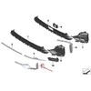 Priekinis Dešinysis Bamperio Žemutinis Dekoratyvinis Elementas BMW X7 xDrive40i M Sport 2019 2020 Originalus 51117470330
