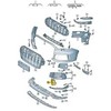 Priekinis Dešinysis Bumperio Įdėklas VAG Audi Q7 2020-2023 Originalus 4M08076989B9
