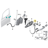 Priekinis Durų Apsauga BMW F45 F46 F48 F39 F15 F85 F16 Originalus 51217305015
