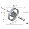 Priekinis Ratas Juodas BMW R 1200 GS R 1250 GS 36318528530