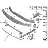 Priekinis Žemutinis Bamperio Tvirtinimas BMW 2 F45 F46 51117309496 Originalus 51117309496