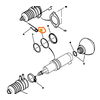 Psa Parts Citroen C5 I II Xantia I tarpiklis originalus 527229 5272.29