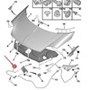 Psa Parts PSA Peugeot Citroen C5 C5 C6 galinių kairės pusės durų užrakto paleidimo mechanizmas originalus 7937J1