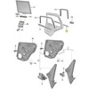 Skoda Fabia Galinė Dešinė Uzdarymo Apsauga 6Y 2000-2008 Originalus 6Y9839478B