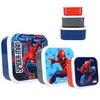 Spiderman Vaikiškų priešpiečių dėžučių rinkinys Spider-Man Let's Eat! 3vnt
