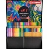 STABILO ARTY 68 vnt. plunksnakočių rinkinys su plunksnakočiu ir pluošto galiuku, įvairių spalvų