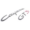 Tikras Porsche \"Cayenne GTS\" emblemas specialiame leidime juodas ir raudonas -