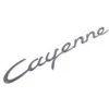 Tikras Porsche \"Cayenne GTS\" emblemas specialiame leidime juodas ir raudonas -