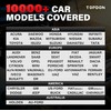 "TOPDON ArtiDiag800 BT" - OBD2 akumuliatoriumi valdomas diagnostikos prietaisas, skirtas visoms transporto priemonėms, automobiliams, turintis išsamią sistemos diagnostiką ir 28 aptarnavimo funkcijas, nuolatinis atnaujinimas internetu, belaidis ryšys