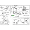 Toyota 4Runner 2010 2014 Keleivio Išorinio Veidrodžio Juoda Danga Originalus 8791528060C0