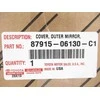 Toyota Camry 2018 2022 Išorinio Veidrodžio Uždangos Originalus 8791506130C1