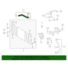 Toyota FJ Cruiser Aukštutinis Šilumnešio Vamzdis 2009 2014 Originalus 1657131292