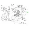 Toyota Fj Cruiser Priekinis Sėdymo Vieta Rankena Originalus 7284860010B3