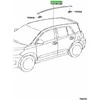 Toyota Keleivio Stogo Šoninės Drip Molding 2008 2014 Scion xD Originalus 7555152170