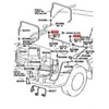 Toyota Land Cruiser 1972 1982 Priekinis Sprogsto Žarnos Galvutė Originalus 8503560050
