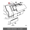 Toyota Land Cruiser Galinio Durų Orinis Filtras Originalus 6829190301