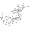 Toyota LEXUS GX J120 Jack Box Hole Cover 5876660010 58766-60010 NAUJAS ORIGINALUS