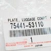 Toyota Lexus IS XE30 Galinės bagažinės ženklo lipdukas emblema 75441-53110 ORIGINALUS NAUJAS