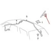 Toyota Lexus originalus RX330 radijo antenos stulpelio tvirtinimas 2004-2006 NAUJAS