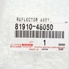 Toyota LEXUS RX AL20 Galinis Bamperis Dešinysis Atšvaitas 8191048050 81910-48050 NAUJAS ORIGINALUS