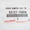 Toyota OEM LEXUS CT 200H PRIEKINIO BAMPERO DEŠINIO TRAUKIMO KABLIUKO DANGTELIS 52127-76904 ORIGINALUS