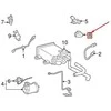 Toyota OEM LEXUS GS S160 KURŠO GARO KRAUJO KELIAS 2381846110 23818-46110 ORIGINALUS