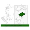 TOYOTA ORO FILTRO ELEMENTAS RAV4 Prius V Prius Lexus CT 200h NX 300h Originalus 1780137021