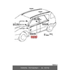 Toyota Prius Dešinės Sienelės Juostos Pavidalas 2010 2015 Originalus 7571047021