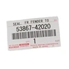 TOYOTA RAV4 13-18 Kairės pusės sparno ir gaubto šoninis sandariklis originalus 53867-0R030