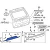 Toyota RAV4 2019 2024 Galinio Viršutinio Liftgate Pabaigos Panelė Originalus 768010R904