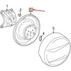 TOYOTA RAV4 XA20 Atsarginė ratai vidinis dangtis 6477342030 64773-42030 NAUJAS ORIGINALUS