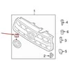 TOYOTA RAV4 XA20 Priekinis Radiatoriaus Grotelės Emblema 7531135200 NAUJA ORIGINALI