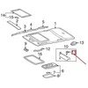 TOYOTA RAV4 XA20 Saulės skydelio laikiklis 7434842010A0 NAUJAS ORIGINALUS