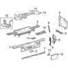 Toyota Sequoia Tundra Galinis Kairys Vidinis Bumperio Dangos Stiprintuvas Originalus 625670C010
