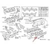 TOYOTA SUPRA A80 variklio įsiurbimo kolektoriaus tarpiklis 1717646030 NAUJAS ORIGINALUS