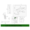 Toyota Tacoma Priekinis Apatinis Vairo Stiklo Guoliukas Originalus 4865435080