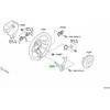 TOYOTA Vairo Stebėjimo Papuošalas 2013-2020 86 FR-S BRZ Originalus SU00304253