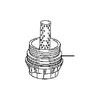 TOYOTA variklio alyvos filtro dangtelis 1562038010 156200S010