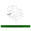 Toyota Yaris Dešinės Durų Juostos Dekoracija 2007-2011 Originalus 6816052130