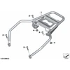 Trumpas Motociklo Bagažo Laikiklis Bmw K50 K51 Originalus 46549457681