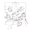 VAG A4 Avant A4 Quatro S4 Lempu Sokiai Originalus 8E0953123B