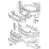 Vag Apdailos Blizgios Juodos Spalvos Audi Tt Mkii 2 0t Originalus 8J0807285CY9B
