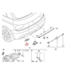 VAG AUDI A1 2015-2018 Galinis bamperis kairės pusės N/S žibinto atšvaitas originalus 8XA945105