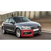 VAG AUDI A1 2015-2018 O/S dešinysis bamperis rūko žibintų grotelės, juodos spalvos, originalios 8XA807682C9B9