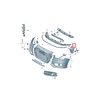 VAG AUDI A1 8X 2011-2014 Priekinio bamperio galinės atramos apdailos dangtelis dešinysis O/S originalus 8X0807152A