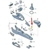 VAG Audi A1 8X Centrinės konsolės guminis įdėklas juodas originalus 8X0863416