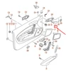 VAG AUDI A1 8X priekinių kairės pusės durelių garsiakalbio apdaila originali 8X00354234PK