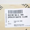 VAG Audi A1 Priekinis Spoileris Platinos Pilkos Spalvos 2011 2014 Originalus 8X0807061A1RR
