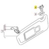 VAG AUDI A1 A1 A3 A3 A4 A4 A5 Q3 Q5 TT Saulės skydelio laikiklis originalus 8W0857562ADT4